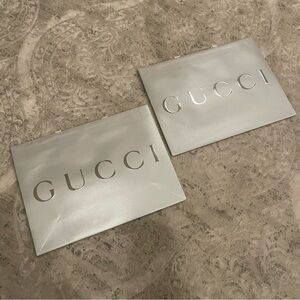 Gucci Silver Shopping Bags Set Luxury Gift Bags Boutique Store Designer